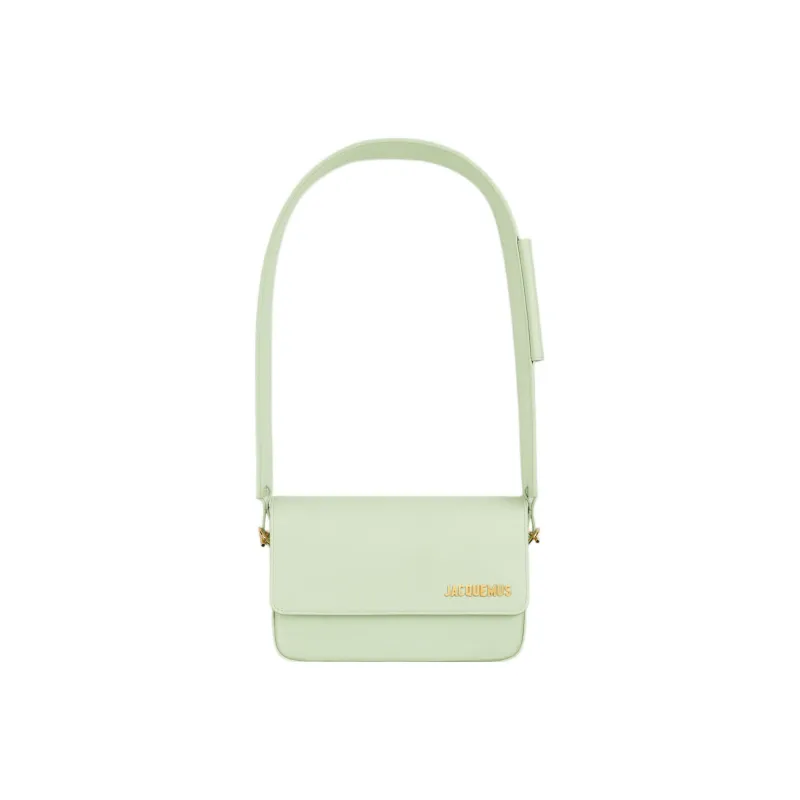 Jacquemus Smooth Leather Handbag Shoulder Bag Women's Light Green-0