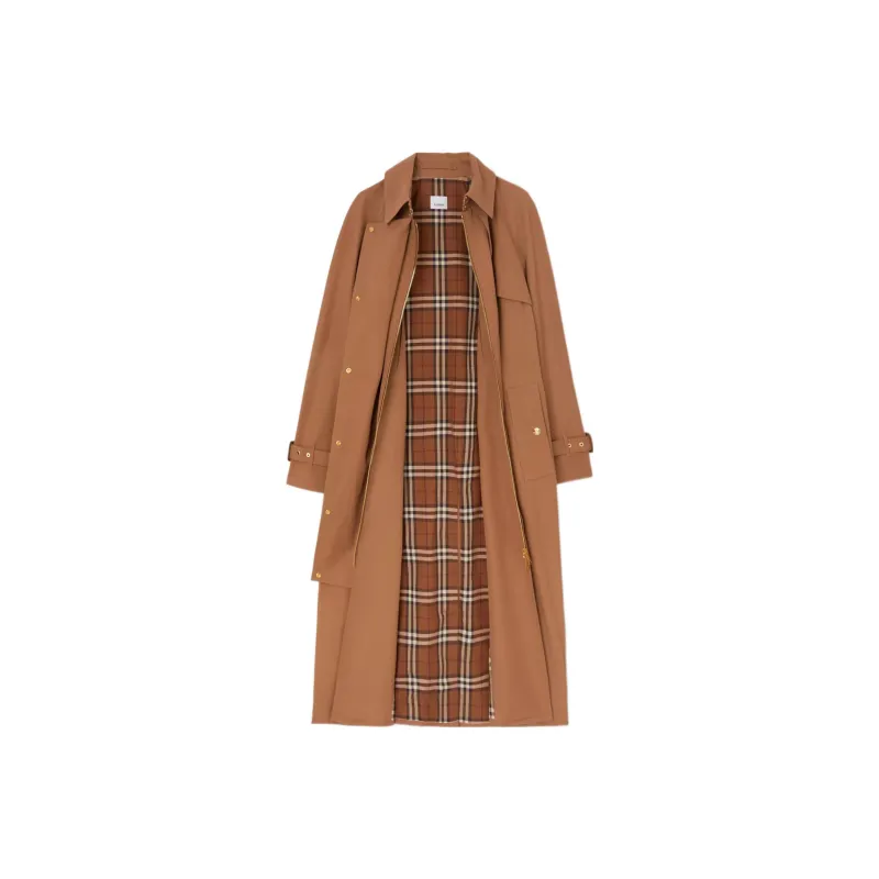 Burberry Trench Coats Women's Camel-1