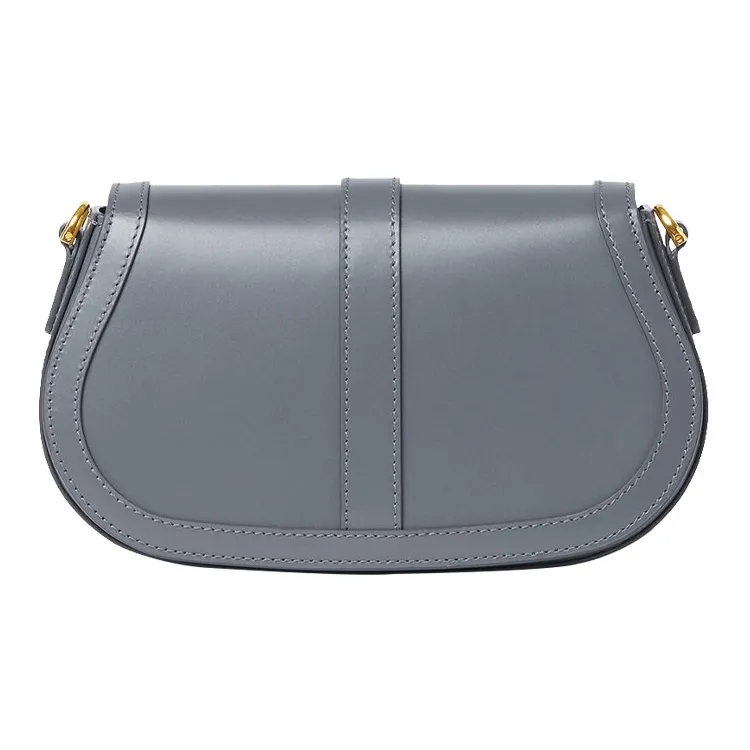 VERSACE Greca Goddess Cow Leather Portable Crossbody Bag, Shoulder Bag Women's Gray-2