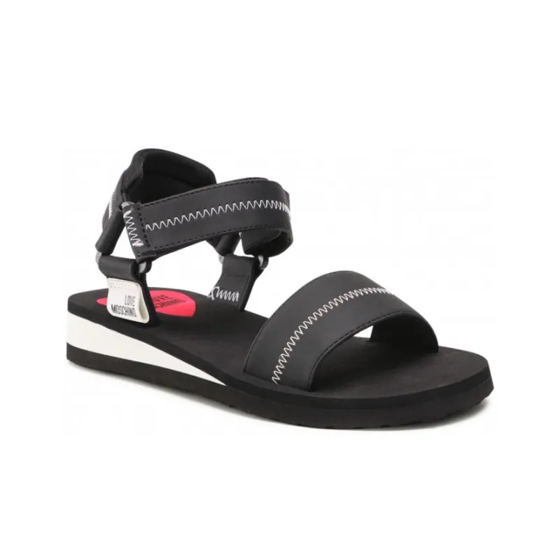 Love MOSCHINO Logo Open-toe Sandals-2