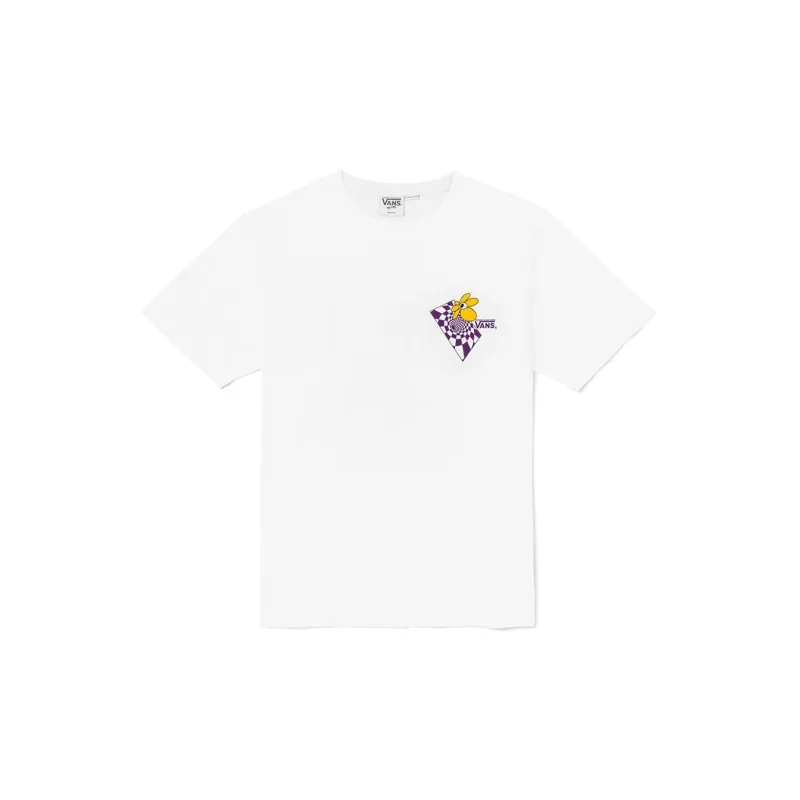 Perks And Mini X Vans BAPE Collaboration Limited Capsule Collection T Shirts Unisex White-1