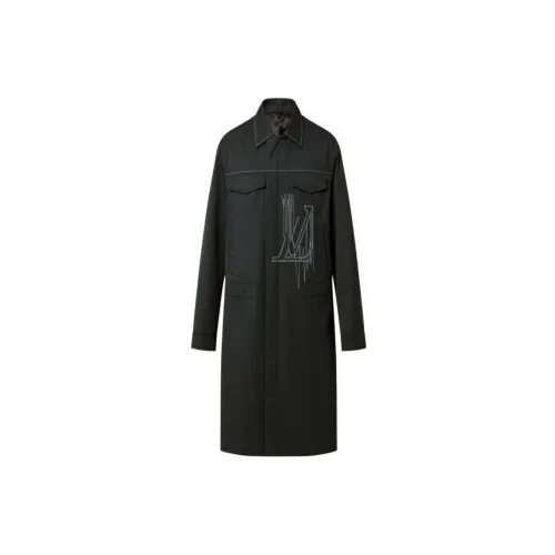 LOUIS VUITTON New Quarterly Products Of LV Coats Men Black