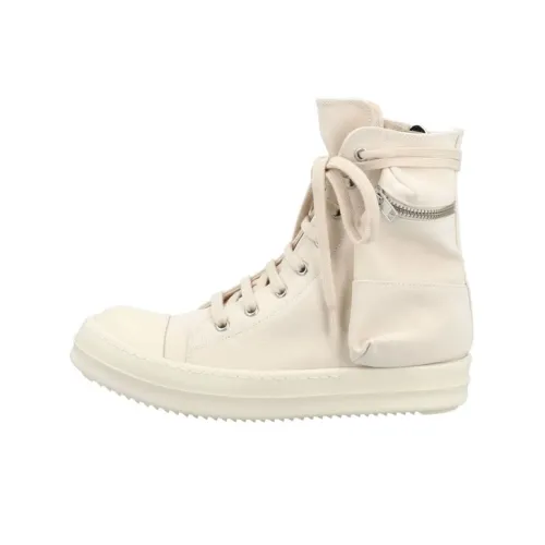 Rick Owens DRKSHDW Cargo Lace Hi Natural Milk