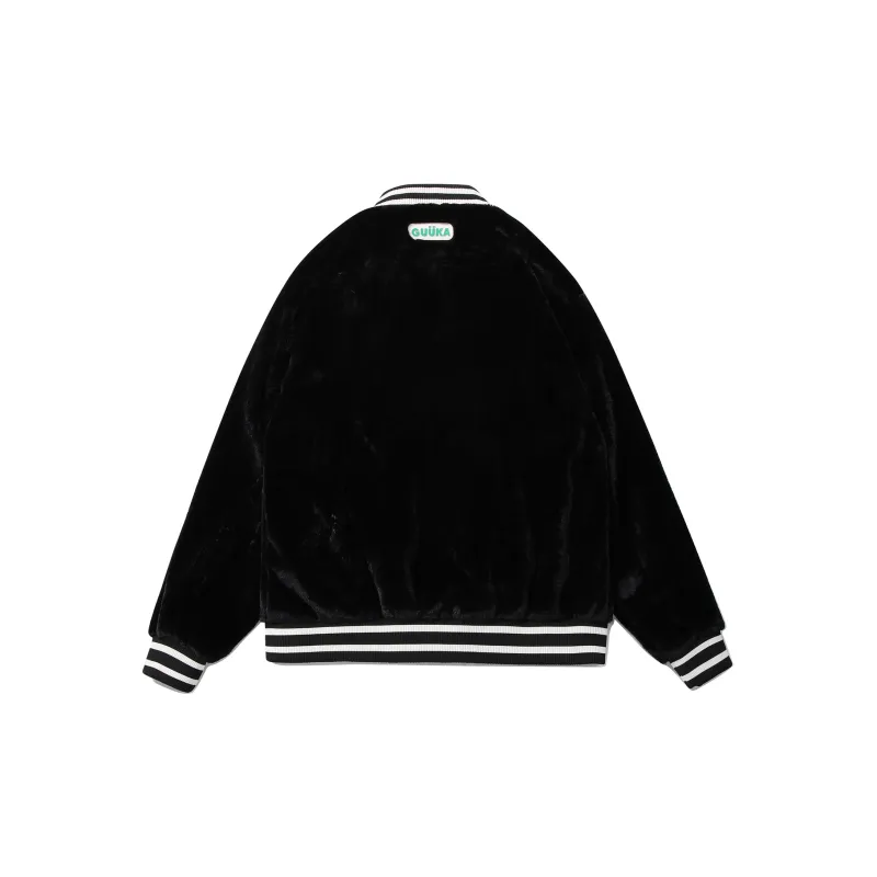Guuka Baseball Jerseys Unisex Black-1