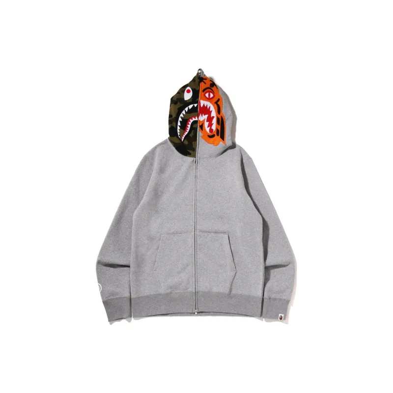 A BATHING APE Crazy Face Full Zip Hoodie-5