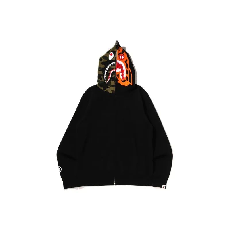 A BATHING APE Crazy Face Full Zip Hoodie-2