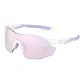 GT67012-C049 White Frame with Pink Purple Photochromic Lens