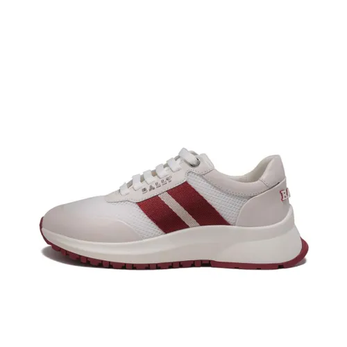 BALLY Breathable Coverage Low Top Athletic Shoes Women's White