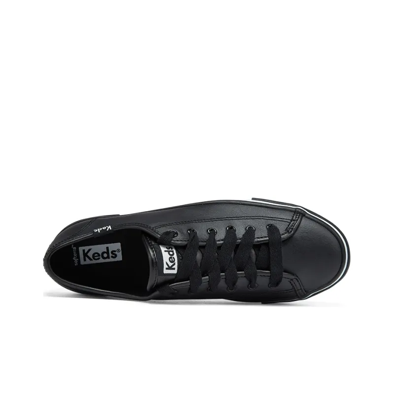 Keds Skateboard Shoes Women's Low-Top Black/White-2