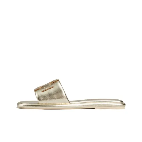 TORY BURCH Slide Slippers Women's Gold