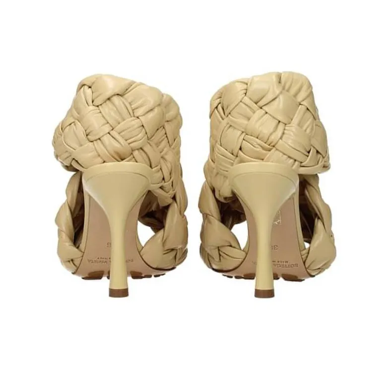 Bottega Veneta Stylish Sandals Women's Light Brown-3