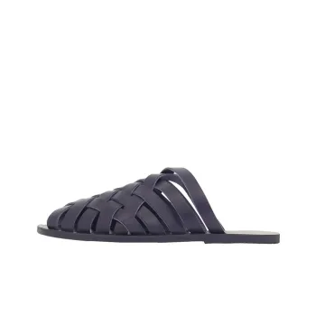 ANCIENT GREEK SANDALS Wrap-toe Slippers Men's Dark Blue