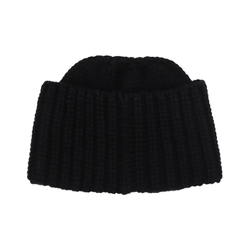 SAINT LAURENT Logo Patch Beanie-1
