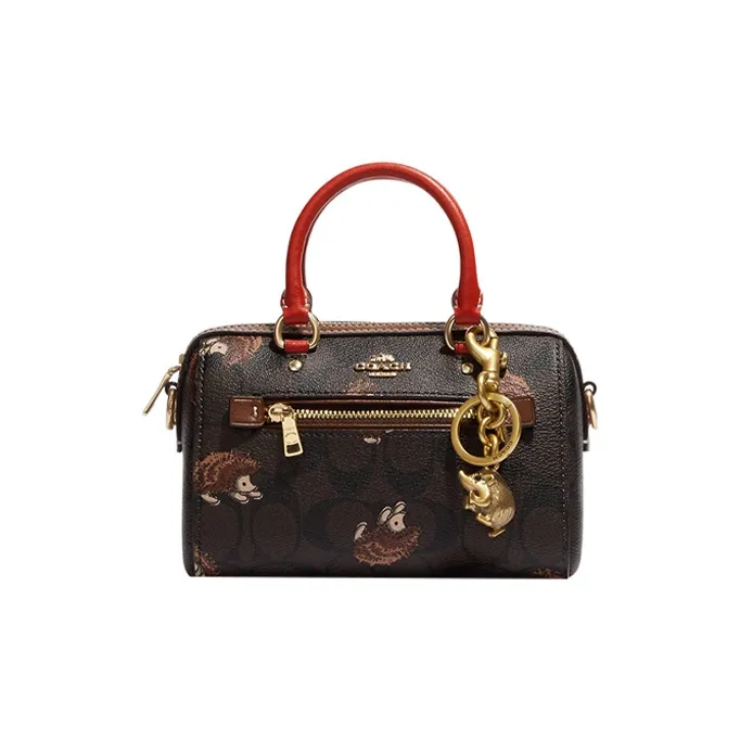 COACH Metal Bag Charm Bag Merch Women's Gold-1