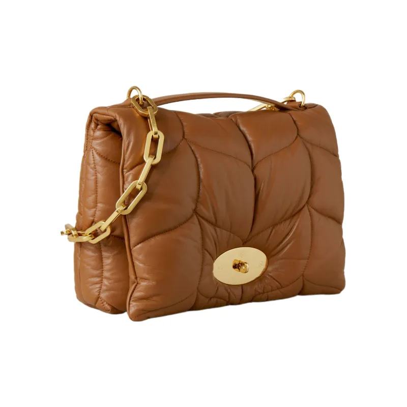 Mulberry Nappa Leather Handbag Shoulder Bag Crossbody Bag Regular Women's Brown-2
