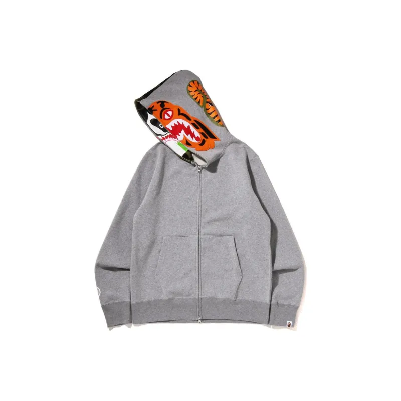 A BATHING APE Crazy Face Full Zip Hoodie-4