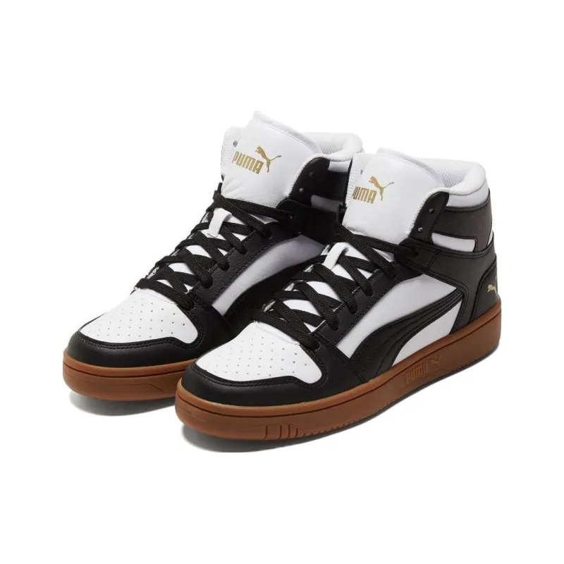 PUMA Rebound LayUp 'White Black Gum'-2
