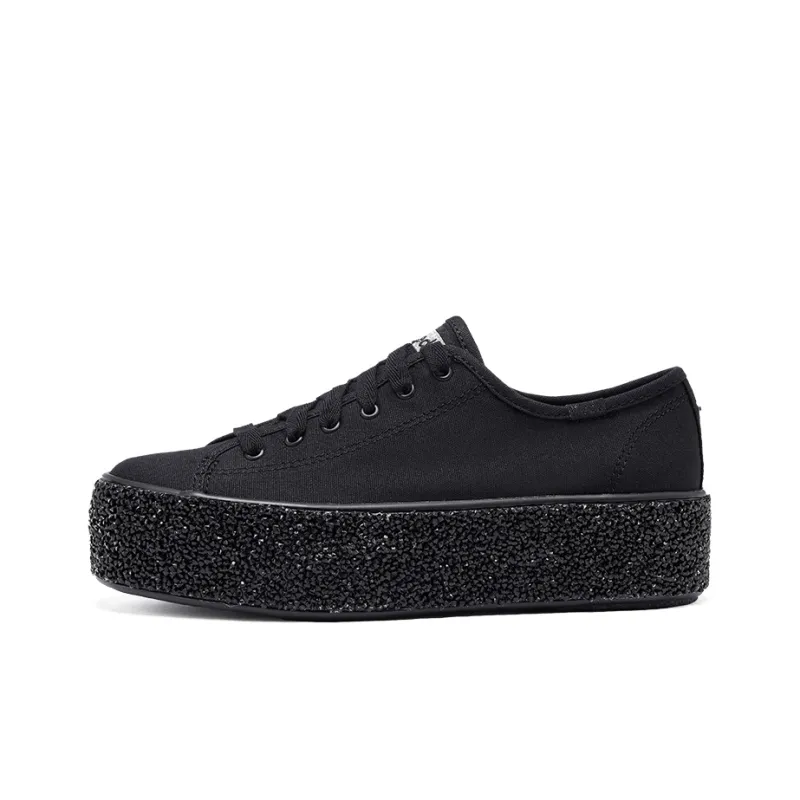 Keds Skateboard Shoes Women's Low-Top Black-0