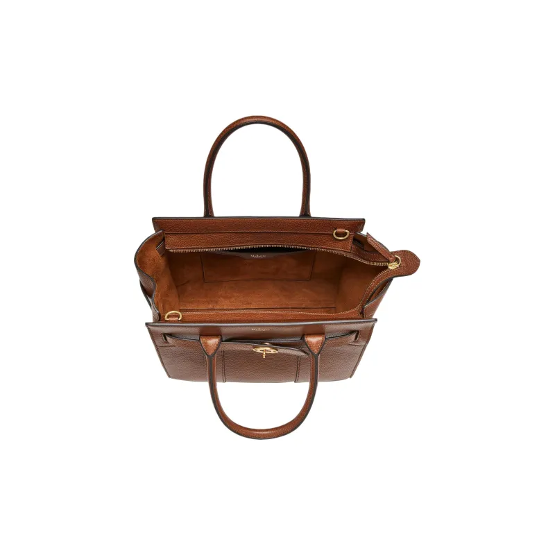 Mulberry Bayswater Grained Cow Leather Portable Crossbody Bag Shoulder Bag Small Size Women's Umber-3