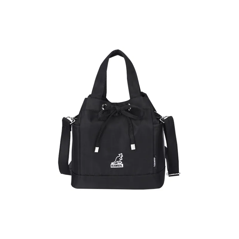 KANGOL Fabric Bucket Bag Cylinder Bag Crossbody Bag Handbag Medium Size Unisex Multicolor-5