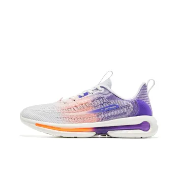 Erke Bounce Low Top Running Shoes Men's White Orange