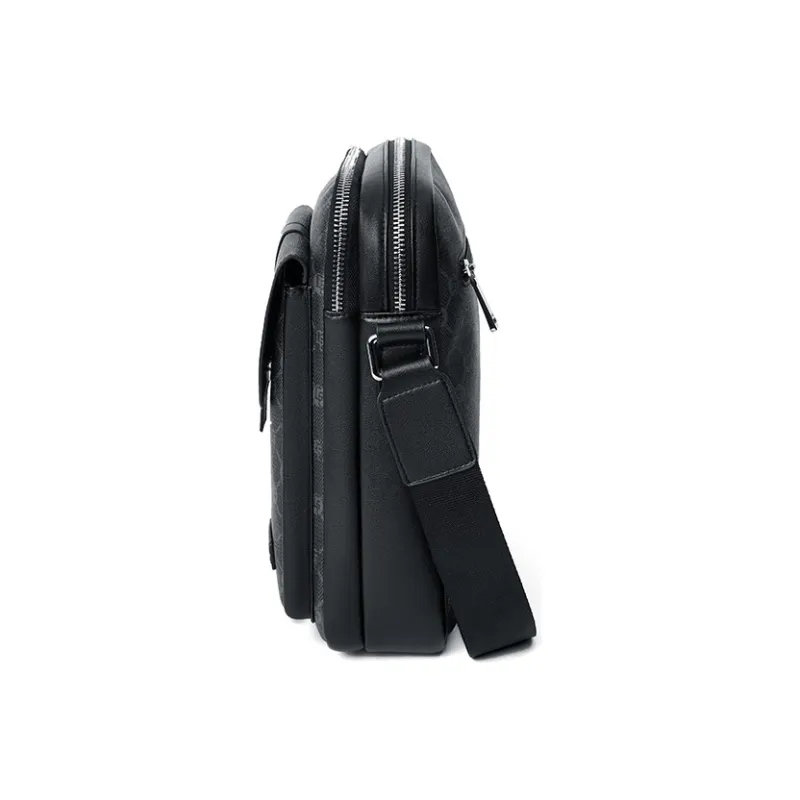GOLF PVC Crossbody Bag Tubas Men's Gray & Black-1