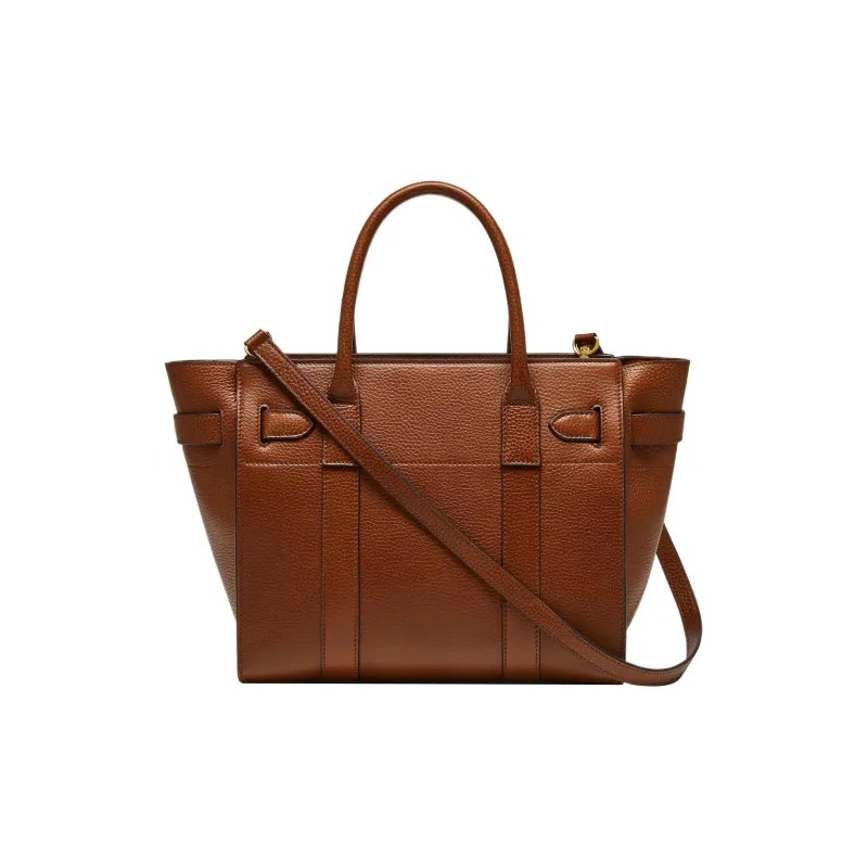 Mulberry Bayswater Grained Cow Leather Portable Crossbody Bag Shoulder Bag Small Size Women's Umber-1
