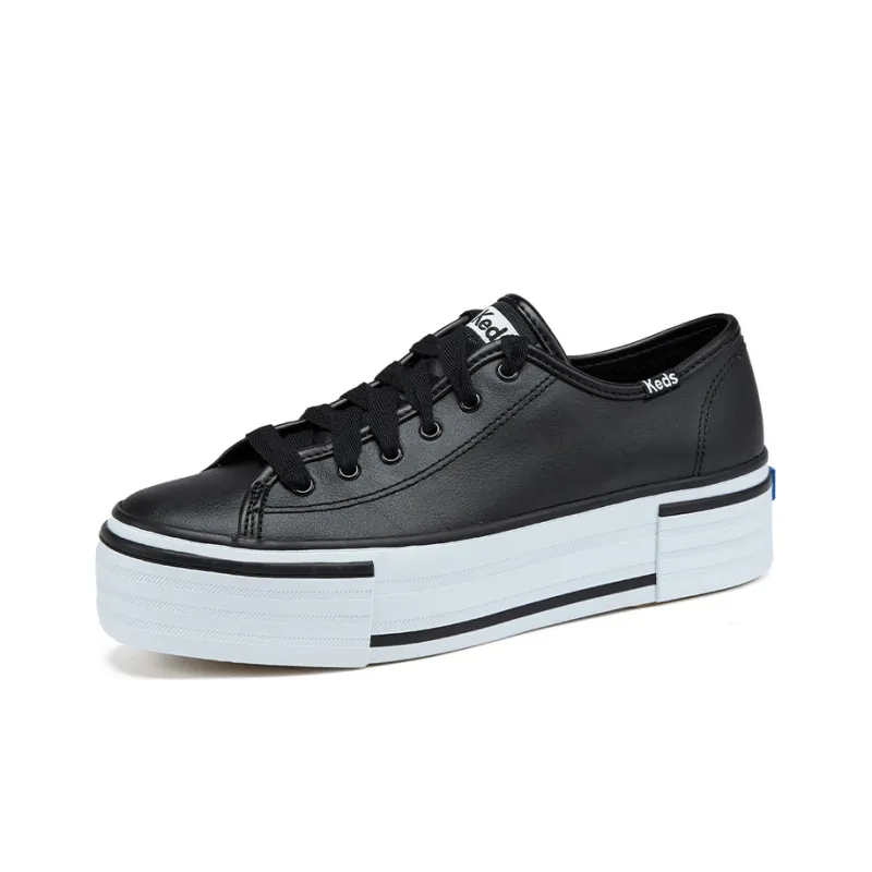 Keds Skateboard Shoes Women's Low-Top Black/White-1