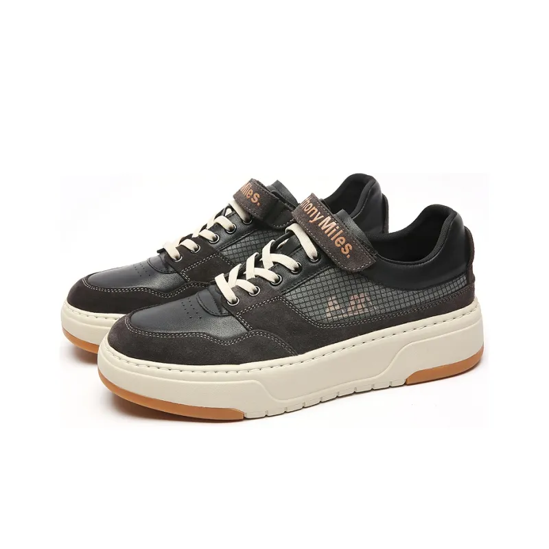 Anthony Miles Skateboard Shoes Men Low Top Black-2
