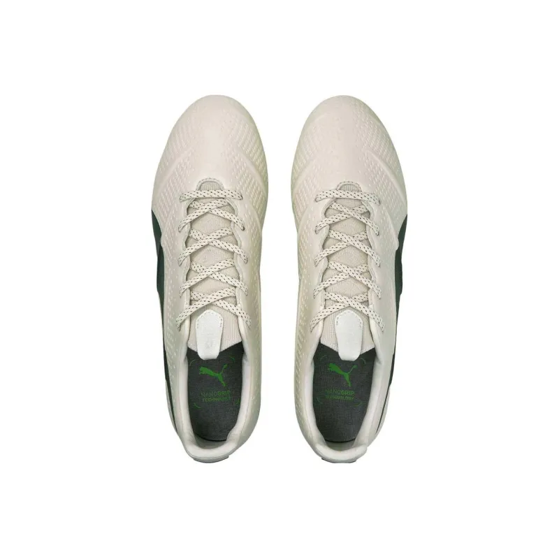 PUMA King Platinum 21 Vegan Fg Ag 'Ivory Glow Green Glare'-3