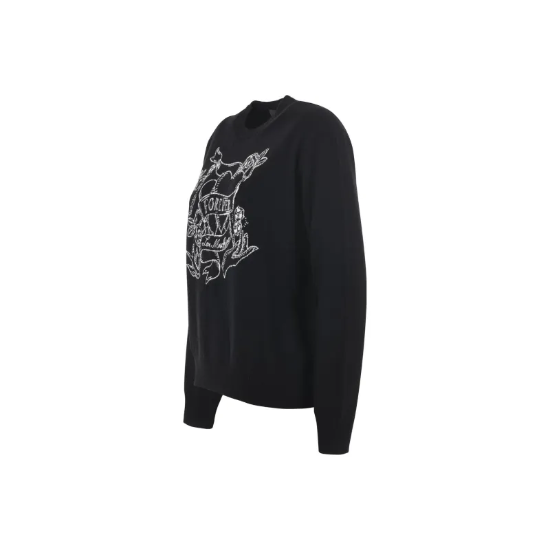 LOVE MOSCHINO FW22 Sweater Women's Black-2