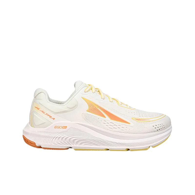 Altra Cushioned Slip-Resistant Abrasion-Resistant Low-Top Running Shoes Women's Yellow White-1