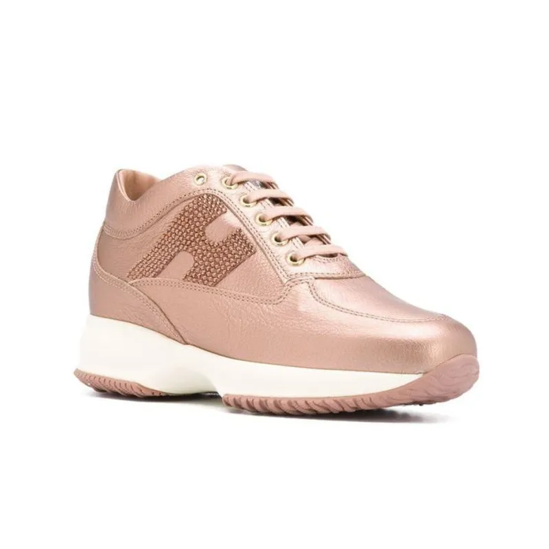HOGAN Interactive Casual Shoes Women's Pink-1