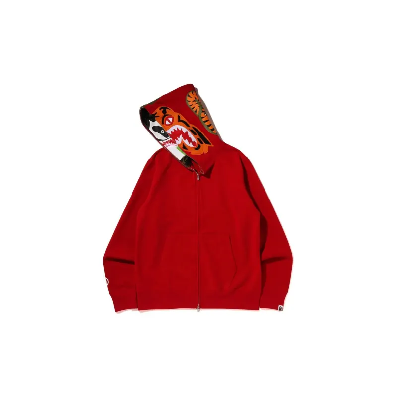 A BATHING APE Crazy Face Full Zip Hoodie-10