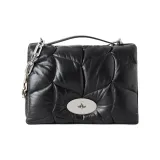 Mulberry Nappa Leather Pillow Bag Handbag Shoulder Bag Crossbody Bag Women's Black