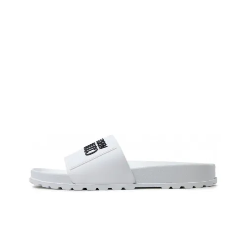 VERSACE JEANS Couture Slide Slippers Men White/Black