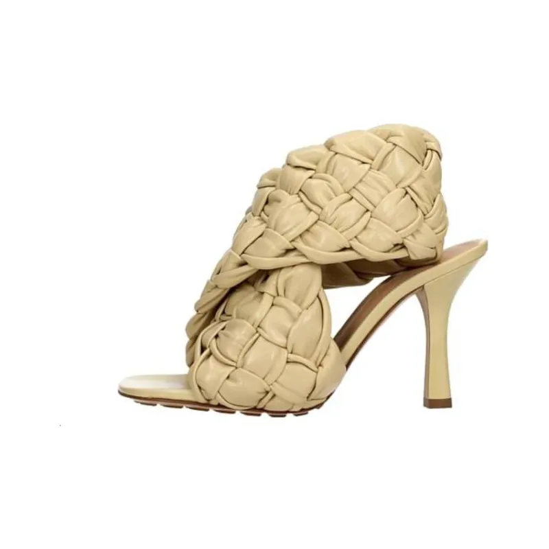 Bottega Veneta Stylish Sandals Women's Light Brown-0