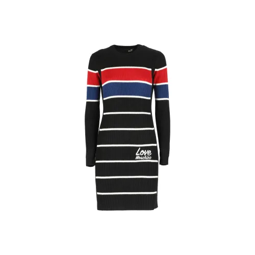 LOVE MOSCHINO Long-Sleeved Dresses Women's Black