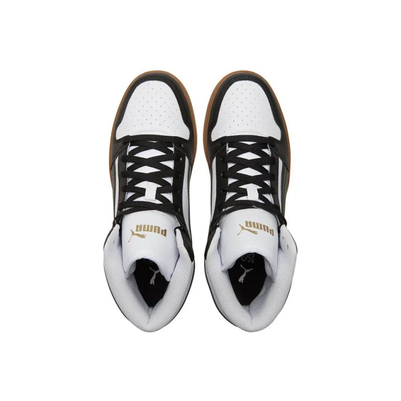 PUMA Rebound LayUp 'White Black Gum'-3