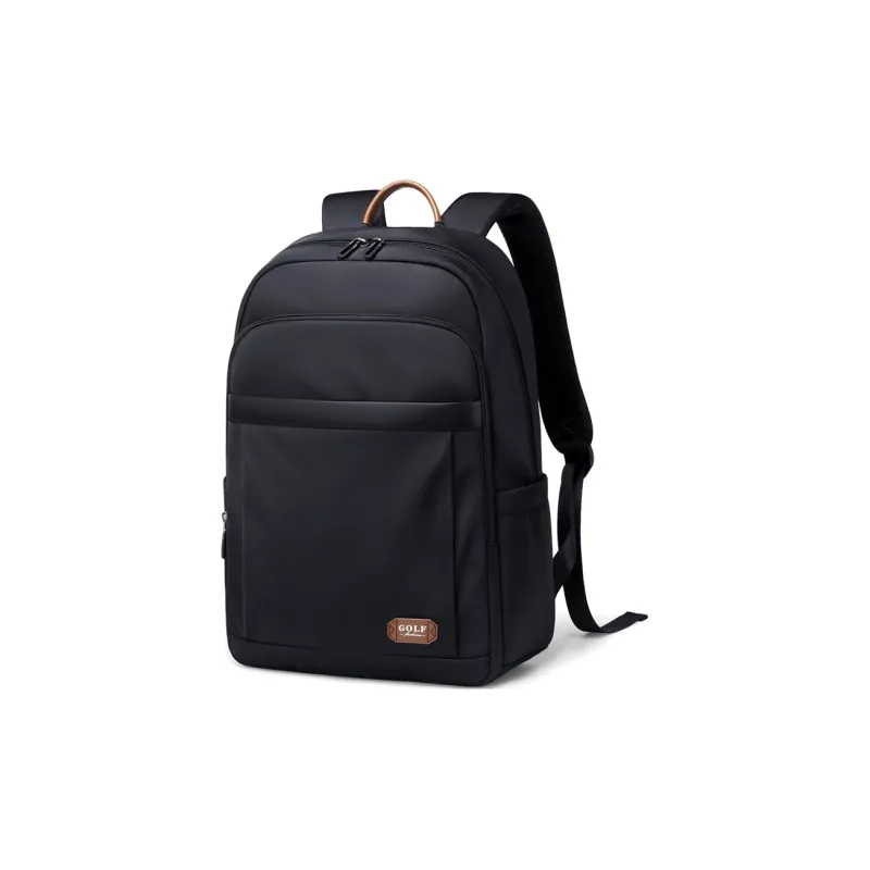 GOLF Oxford Backpack Tubas Men's Black & Orange-0
