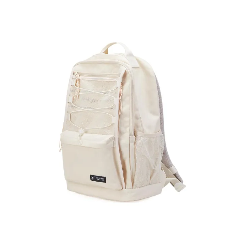 OIWAS Fabric Laptop Bag Backpack Unisex Gray, Beige-8