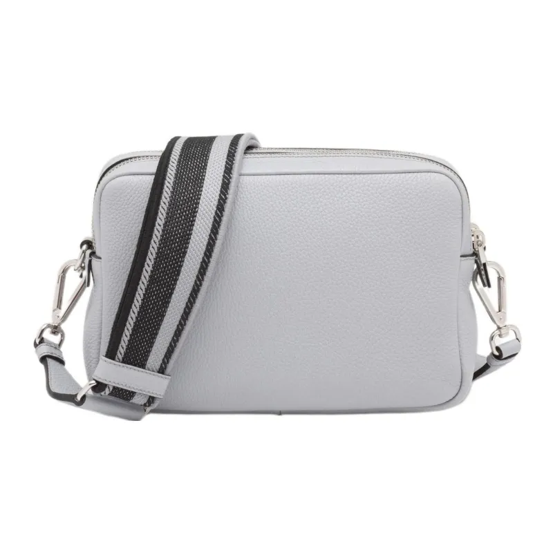 PRADA Leather Camera Bag Shoulder Bag Crossbody Bag Women's Blue-1