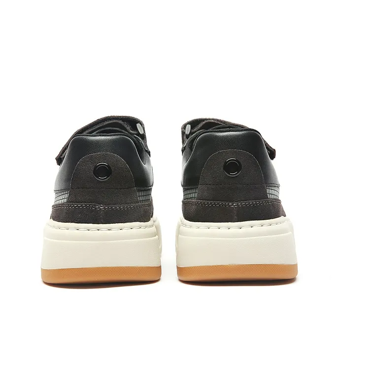 Anthony Miles Skateboard Shoes Men Low Top Black-3