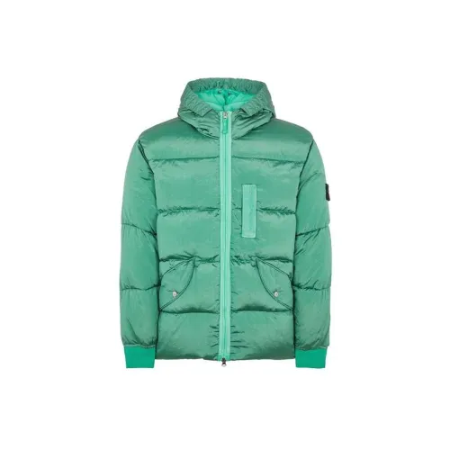 STONE ISLAND Down Jackets Men Light Green