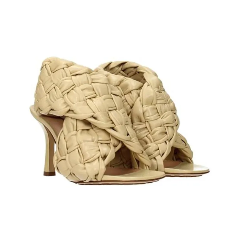 Bottega Veneta Stylish Sandals Women's Light Brown-2