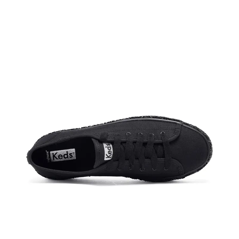 Keds Skateboard Shoes Women's Low-Top Black-2