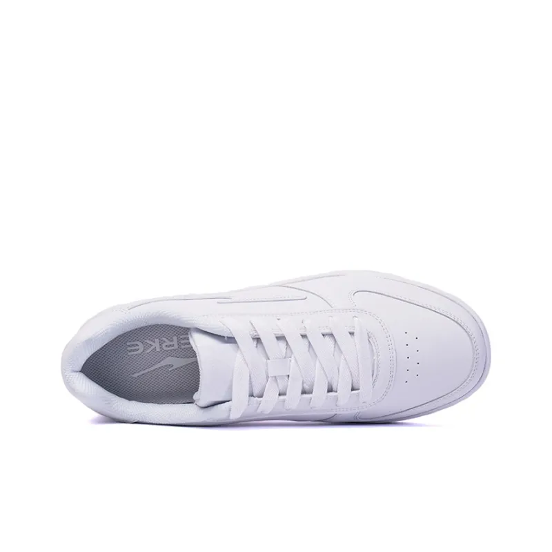 Erke Low Top Skateboard Shoes Men's White-2