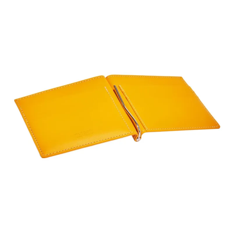GOYARD Saint-Thomas Canvas With Leather Wallet Unisex Yellow-1