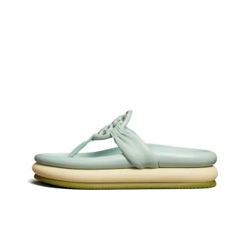 TORY BURCH Miller Flip Flops Women's Light Blue