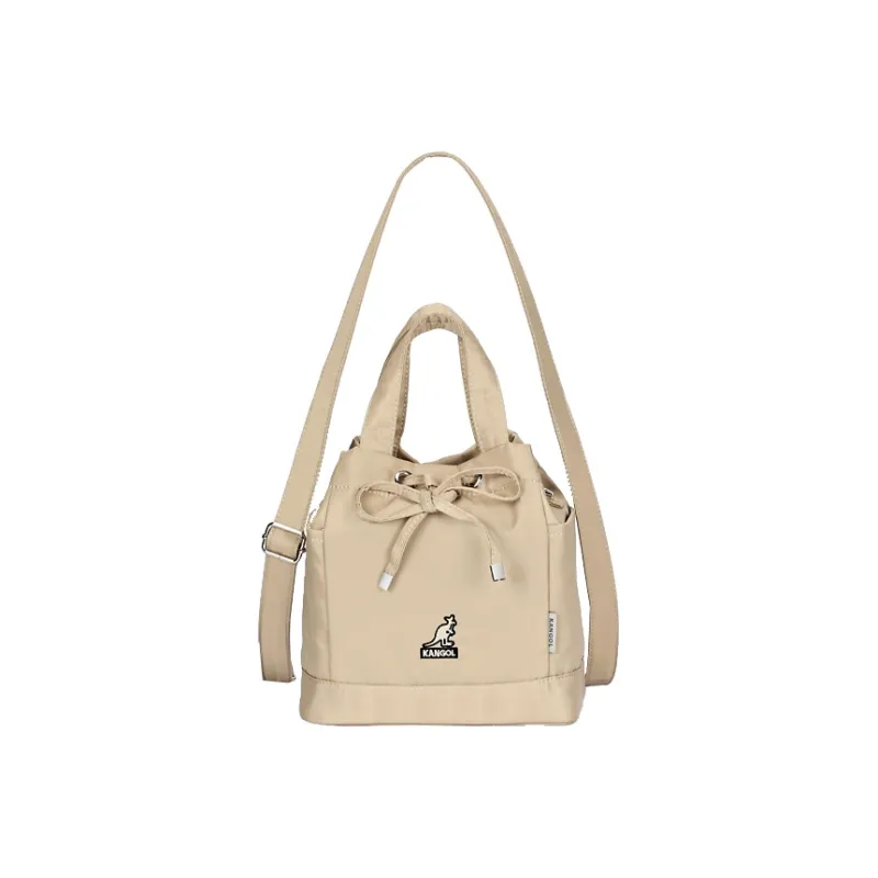 KANGOL Fabric Bucket Bag Cylinder Bag Crossbody Bag Handbag Medium Size Unisex Multicolor-1